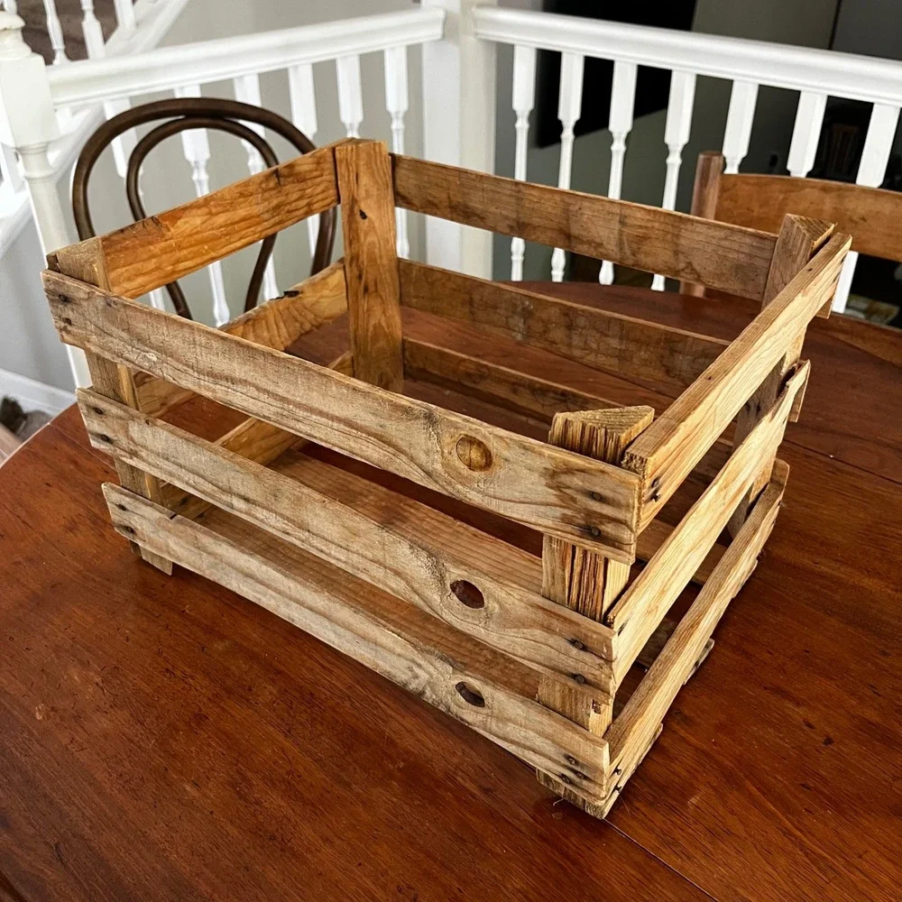 Antique Primitive Wooden Crate